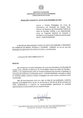 07 - projeto político pedagógico - educação do campo - PARFOR